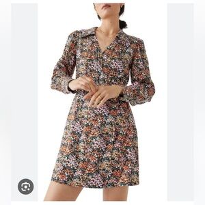 & other stories Long Sleeve Wrap Dress